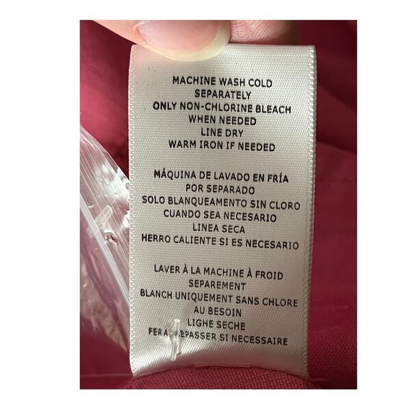 Kut from the Kloth pants Rosalie drawstring linen pink size 1X - Picture 6 of 7